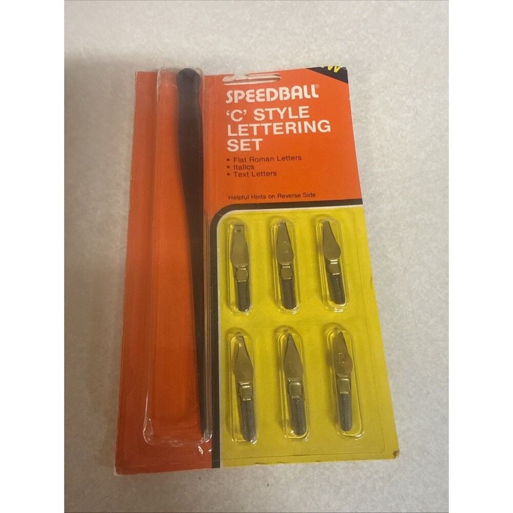 Speedball C Style Lettering Set